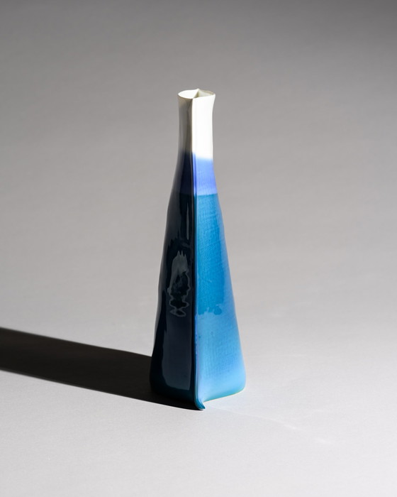 Image 1 of Johan van Loon x Rosenthal Studio-Line Glossy Paper Porcelain Vase Duo Maritime