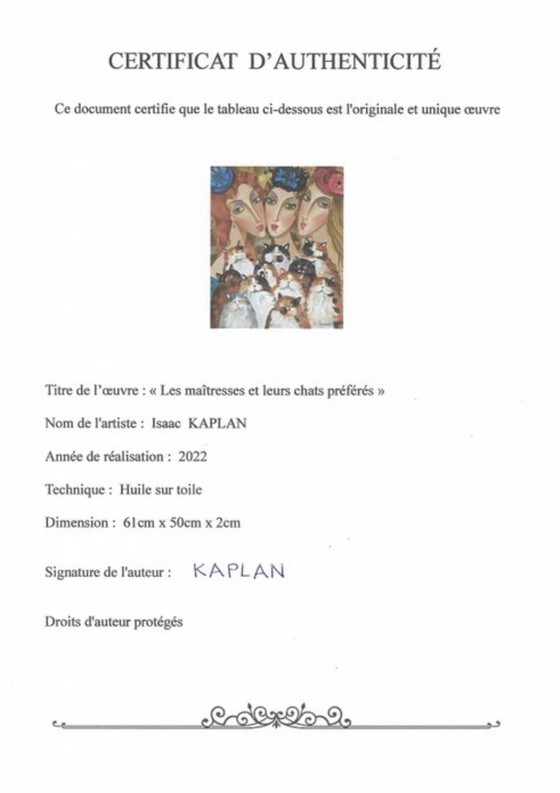 Image 1 of Couverture pratique d'Isaac Kaplan (61x50cm)