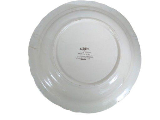 Sarreguemines earthenware dinner plate, Richard Children pattern