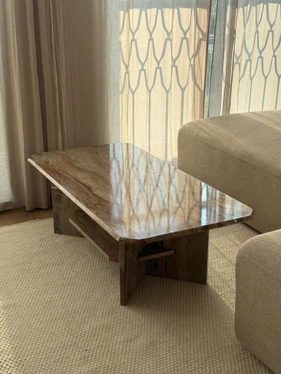 Vintage Marmeren Salontafel – Marble (photo 10 of 15)