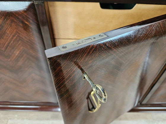 Credenza in mogano con piano in vetro, 1960 – Credenze, Legno (photo 29 of 43)