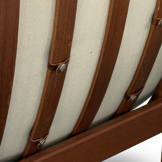 Image 1 of Circa anni '60 - Divano a 2 posti di fabbricazione danese - Schienale alto - Rivestimento pulito