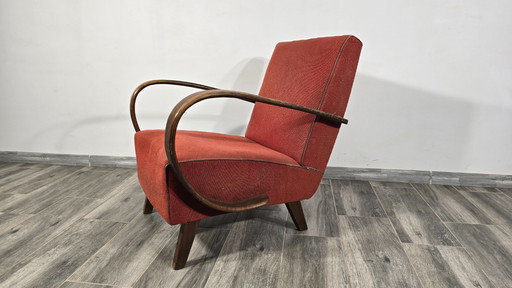 Art Deco Lounge Chair by Jindrich Halabala