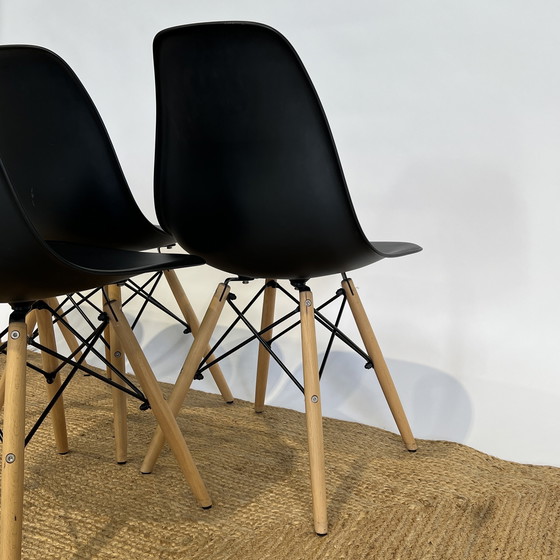 Image 1 of 4X Vintage Eetkamerstoelen