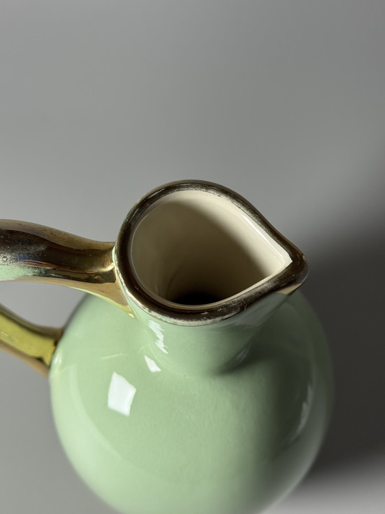 Image 1 of Jarra Boch Frères La Louvière Art Déco de loza, cerámica belga, años 30