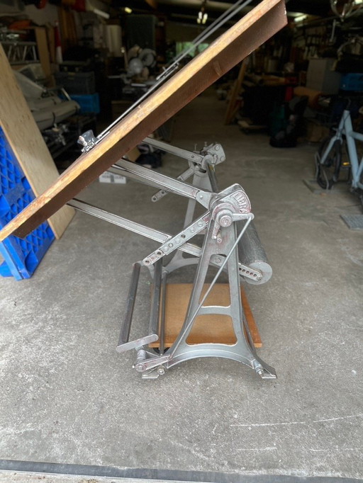 Vintage industrial drafting table Ahrend Libra