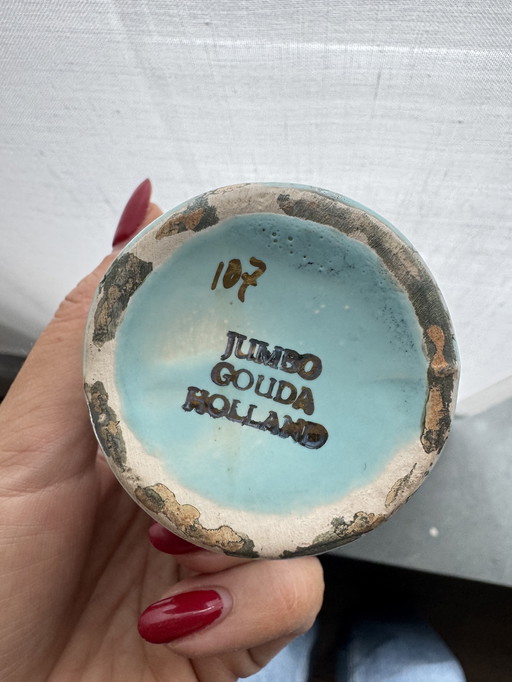 Jumbo-Keramikvase aus Gouda, Holland