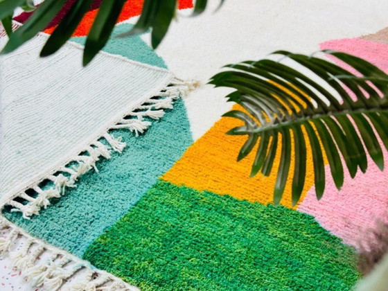 Image 1 of Handgeknüpfter, farbenfroher Berberteppich, 300 cm x 200 cm