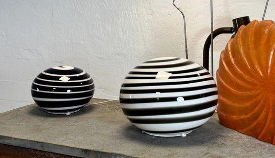 Image 1 of 2 ILU di Vetro Zebra tafellampen 