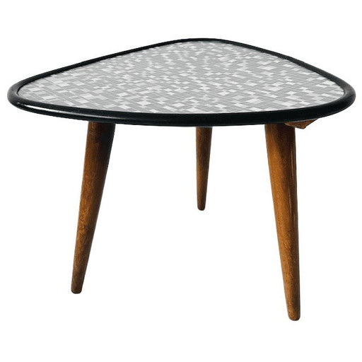 Table d'appoint triangulaire vintage style rockabilly années 50