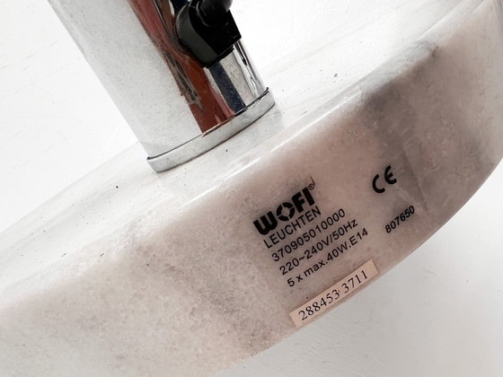Image 1 of XL booglamp van WOFI Leuchten uit de 1970’s 