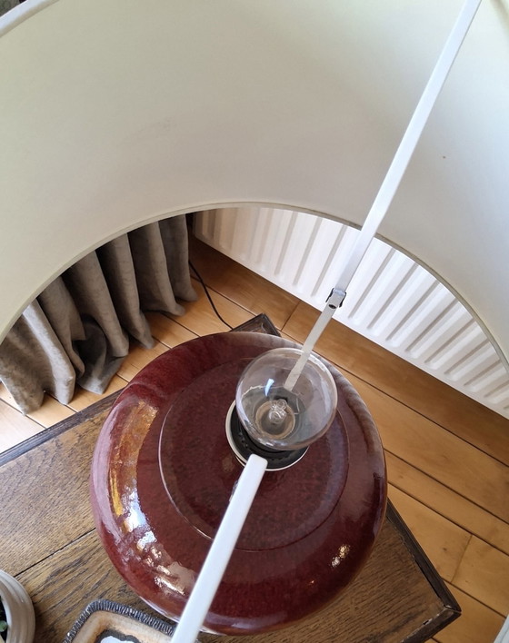 Image 1 of Lámpara de mesa de cerámica estilo jarrón de jengibre asiático