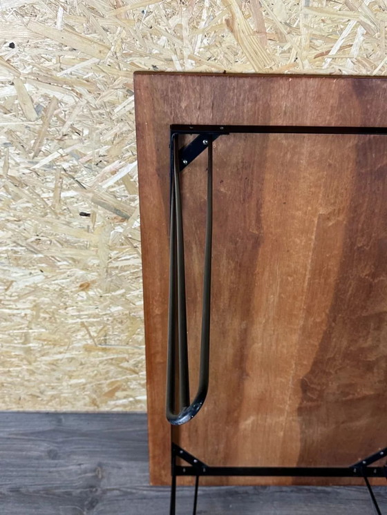 Image 1 of 60er 70er Jahre Teak & Metall Esstisch Dining Table Danish Modern Design Denmark