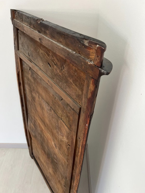 Image 1 of Cassettone - Noce - Comò con specchiera