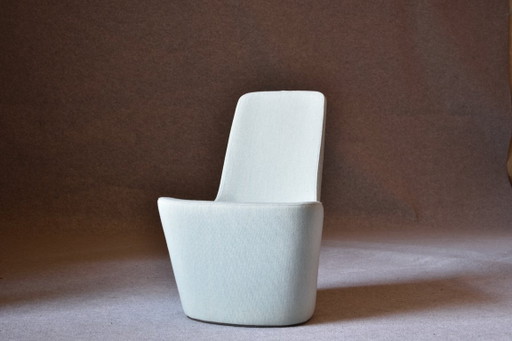 Vitra Monopod armchair – Light Blue – Jasper Morrison