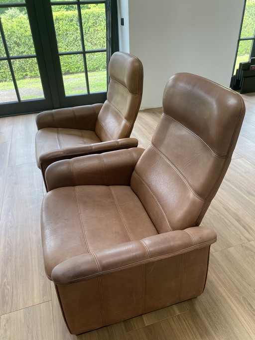 2 Fauteuils De Sede Cognac