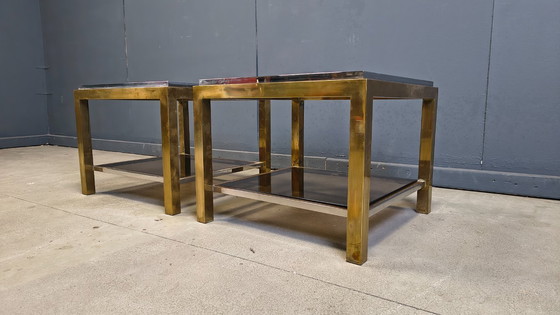 Image 1 of Pair of side tables by Jean Charles, 1970s 