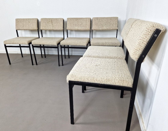 Image 1 of Cees Braakman voor Pastoe | SM07 Stoelen | Set van 6
