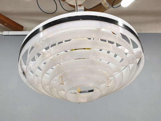 Image 1 of Lampada a sospensione UFO dell'era spaziale cecoslovacca degli anni '60