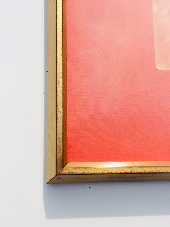 Image 1 of Alvarido, Large Red Chalk: 'The Gift' 70s Vintage