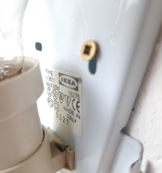 2x Wall lamp Ikea Klyka V9811 Aluminium 1980s – Wall lights, Metal, Vintage (photo 7 of 7)