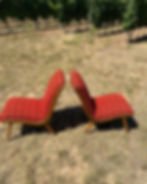 Jens Risom Poltrona Lounge Chair Anni '40 '50 Rosso Boucle Vostra Knoll – Poltrone (photo 21 of 38)