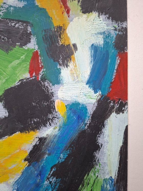 Image 1 of Pintura abstracta de los años 70