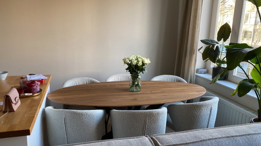 Ovale eettafel