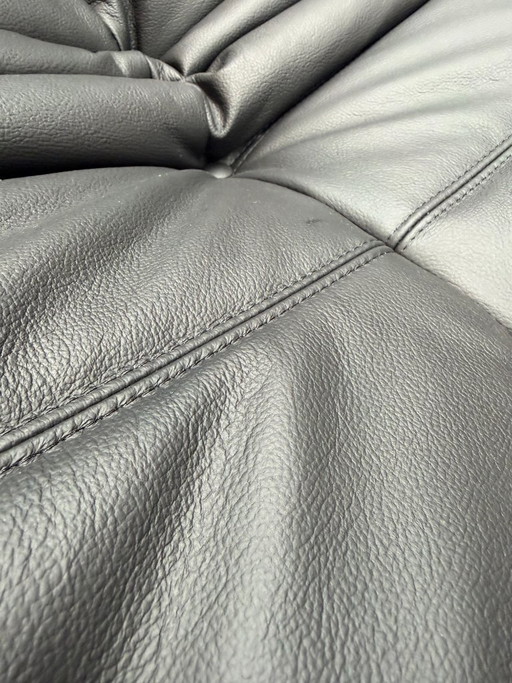 Divano a due posti Ligne Roset Togo | Pelle nera – 2 zitsbanken, Leather, Vintage (photo 2 of 9)