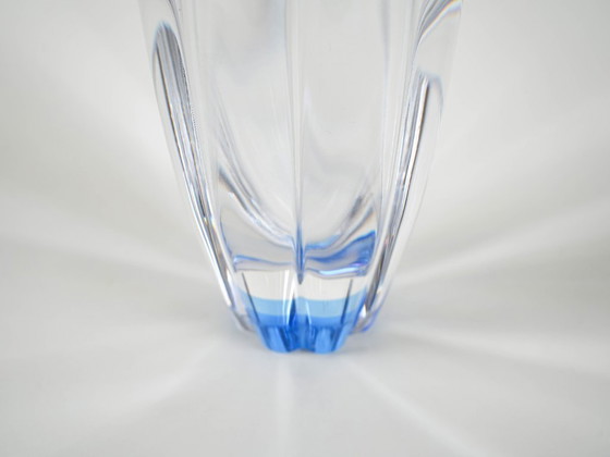 Image 1 of Mayflower glass vase, Swedish design, 1960s, designer: Jan Johansson, manufacturer: Orrefors
