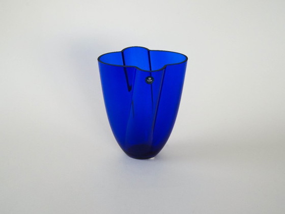 Image 1 of Cobalt vase, Danish design, 1980s, manufacturer: Royal Copenhagen