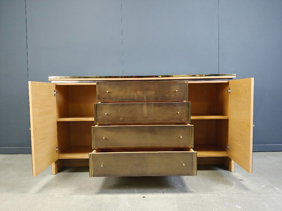 Image 1 of Credenza vintage in ottone di belgochrom, anni '70