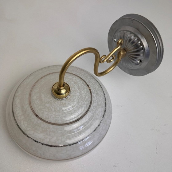 Image 1 of Applique da parete in vetro Clichy vintage