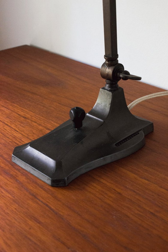 Image 1 of Antieke Art Deco Bureaulamp