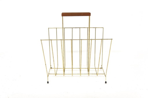 Metal magazine rack, Sweden, 1940