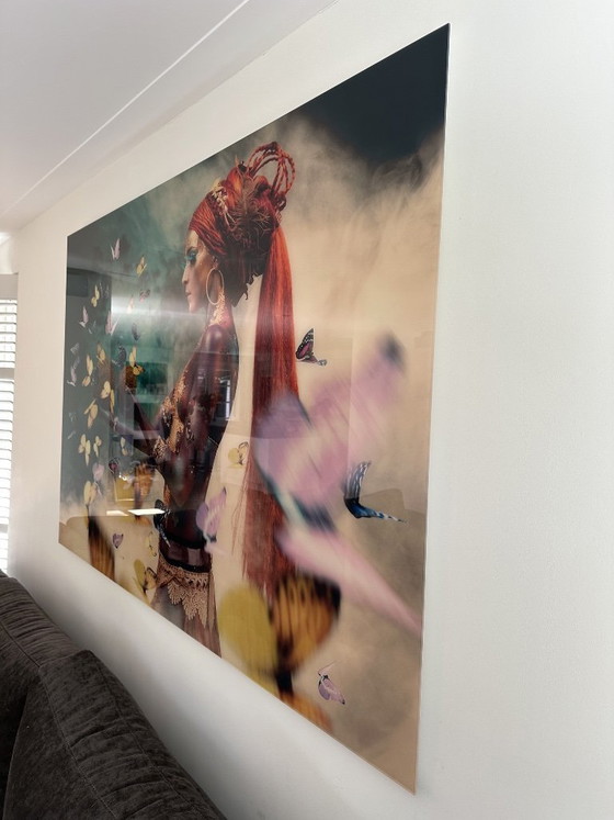 Image 1 of La donna con le farfalle III