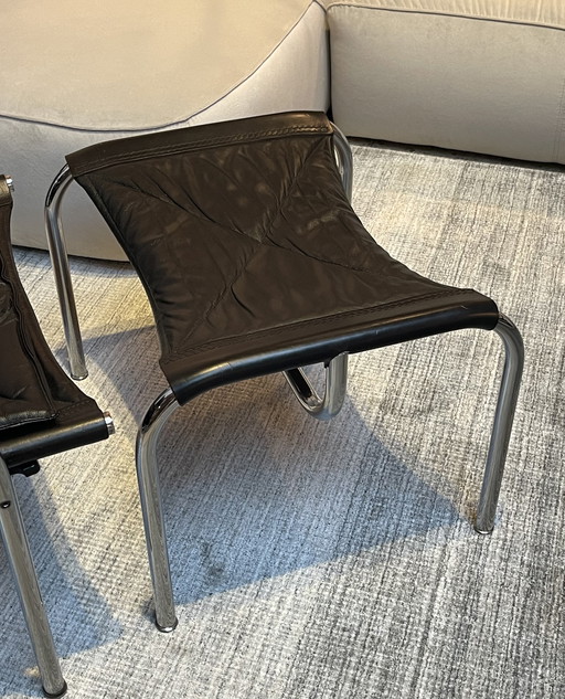 Strässle Chair 1127 Met Ottoman