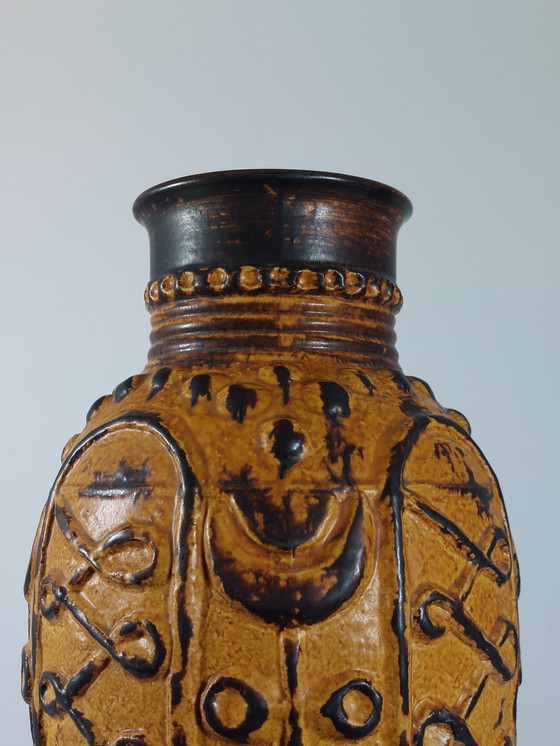 Image 1 of Vaso da terra in ceramica vintage di metà secolo, Bay Keramik, Germania Ovest
