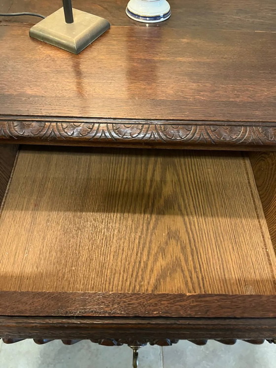 Konsole oder gedrehter Beistelltisch aus Holz – Konsolen, Marble, Wood (photo 9 of 21)