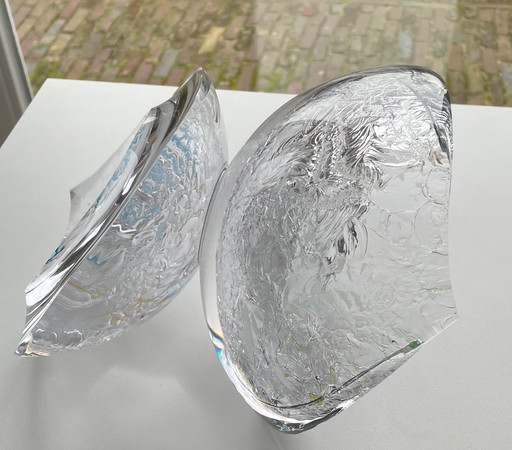 “EQUILIBRIO” Objeto de vidrio único de Petr Kuchta