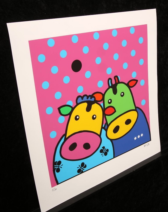 Image 1 of Basdera, Franz - Los amantes, 2015 - Giclee sobre Hahnemühle - firmado a mano