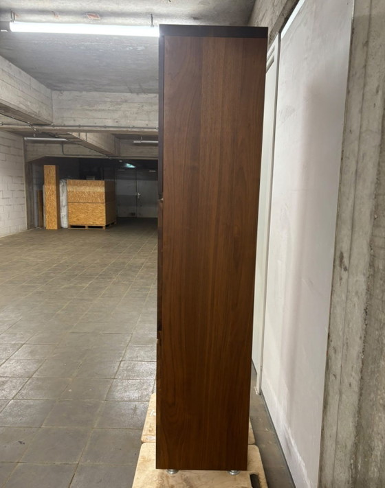 Hoge walnoot houten wandkast Bert Plantagie – Kasten, Metal, Wood (photo 4 of 6)