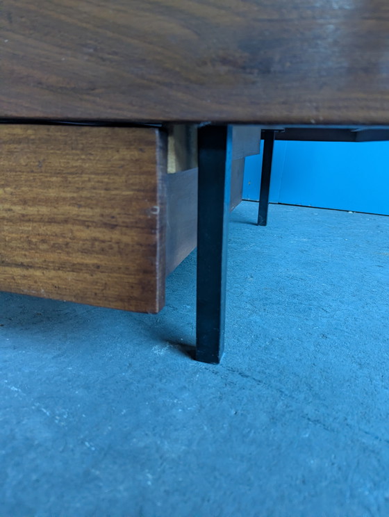 Image 1 of Banquette-lit vintage en teck avec tiroirs, années 1960