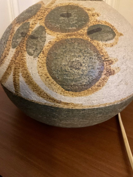 Danish ceramic lamp base by NOOMI BACKHAUSEN - for Søholm Stentøj - Scandinavian design - 1960s