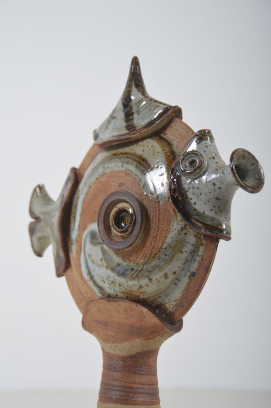 Image 1 of Danish ceramic sculpture of a fish, 1970s