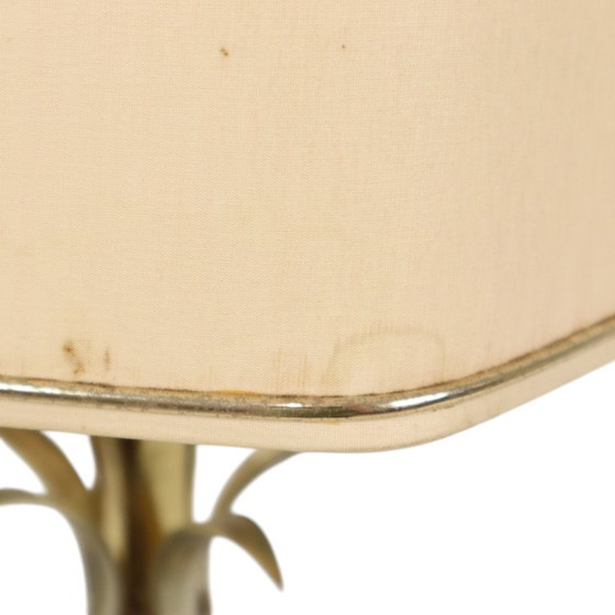 Lampe de table vintage palmier ananas, style années 70, 48 cm – Massive, Marble, Brass (photo 9 of 17)