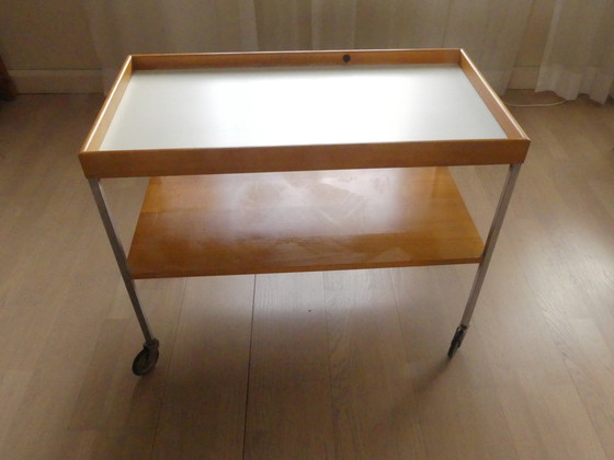 Image 1 of Wilhelm Renz serving trolley Walter Wirz trolley with tray