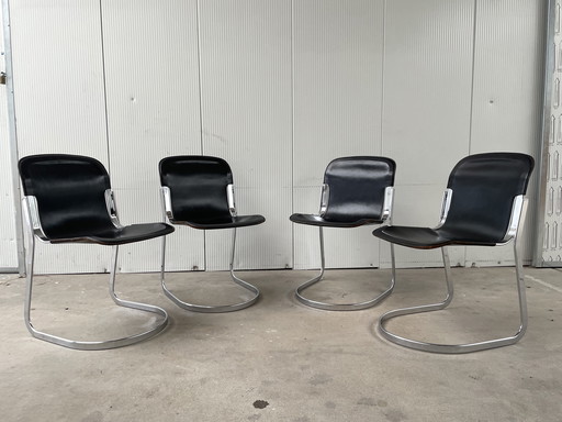 Vintage Cidue C2 Chairs Willy Rizzo