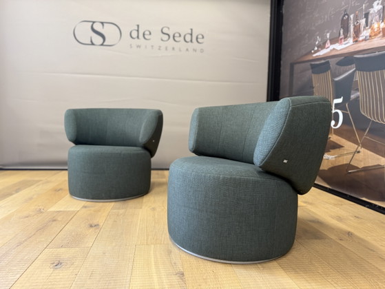 2 Sillones giratorios Rolf Benz 684 de tela verde – Other (photo 7 of 9)
