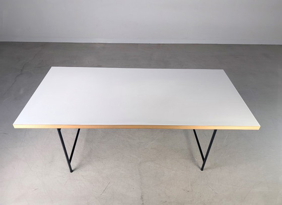 Image 1 of 2x Original Egon Eiermann Schreibtisch Richard Lampert 195x90cm